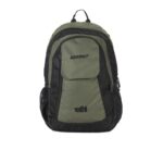 Olive Green & Black Backpack
