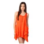Orange Party Dress