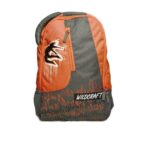 Orange Printed Backpack