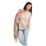 Pink Printed Scarf