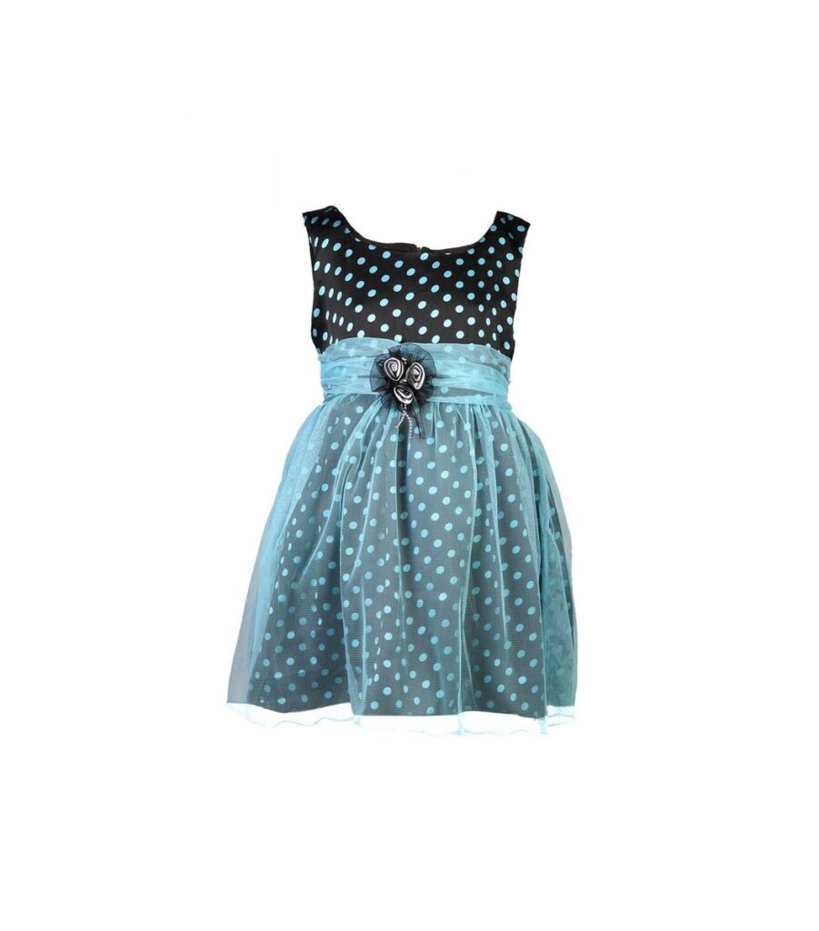 Polka Dot Black Dress