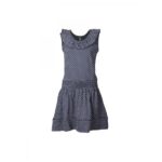 Polka Dot Navy Blue Dress