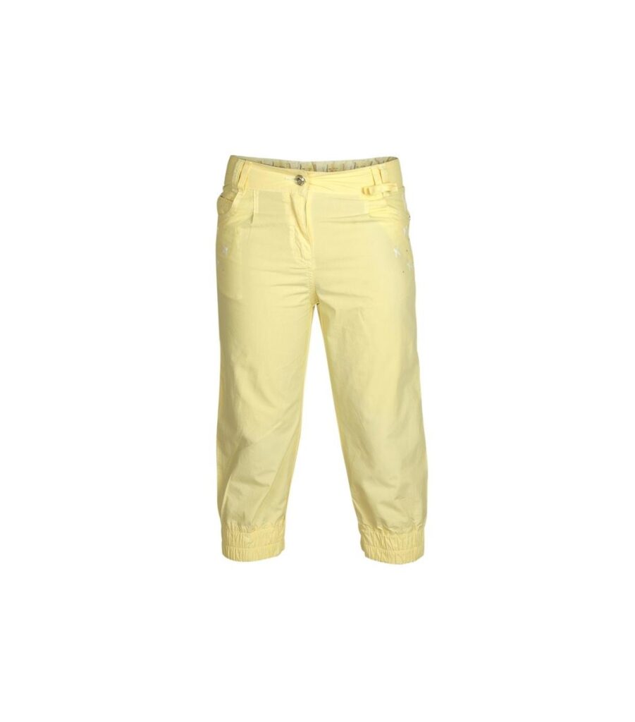Poplin Yellow Capris