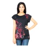 Printed Black Top