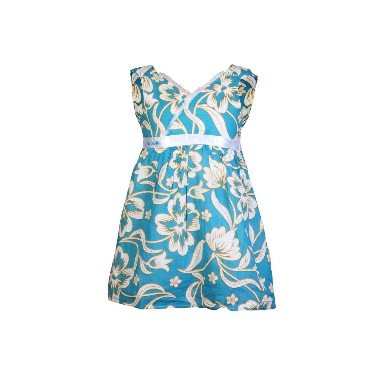 printed-blue-dress Printed Blue Dress