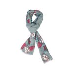 Printed Grey Scarf