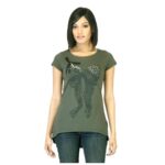 Printed Olive T-shirt