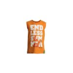 Printed Orange T-shirt