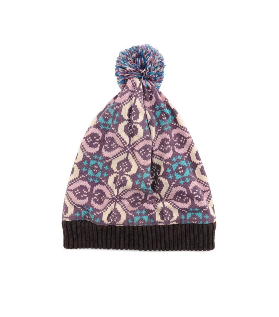 Printed Purple Cap