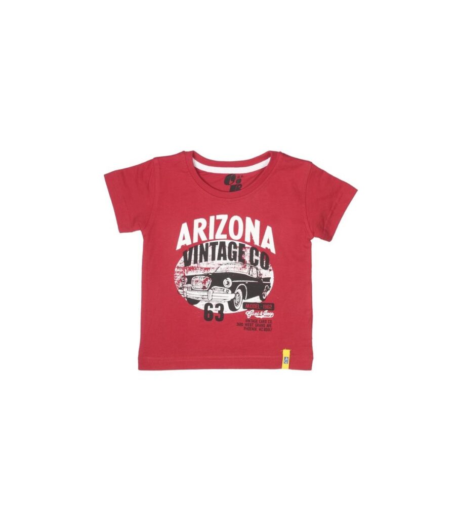 Printed Red T-shirt