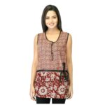Printed Red Top