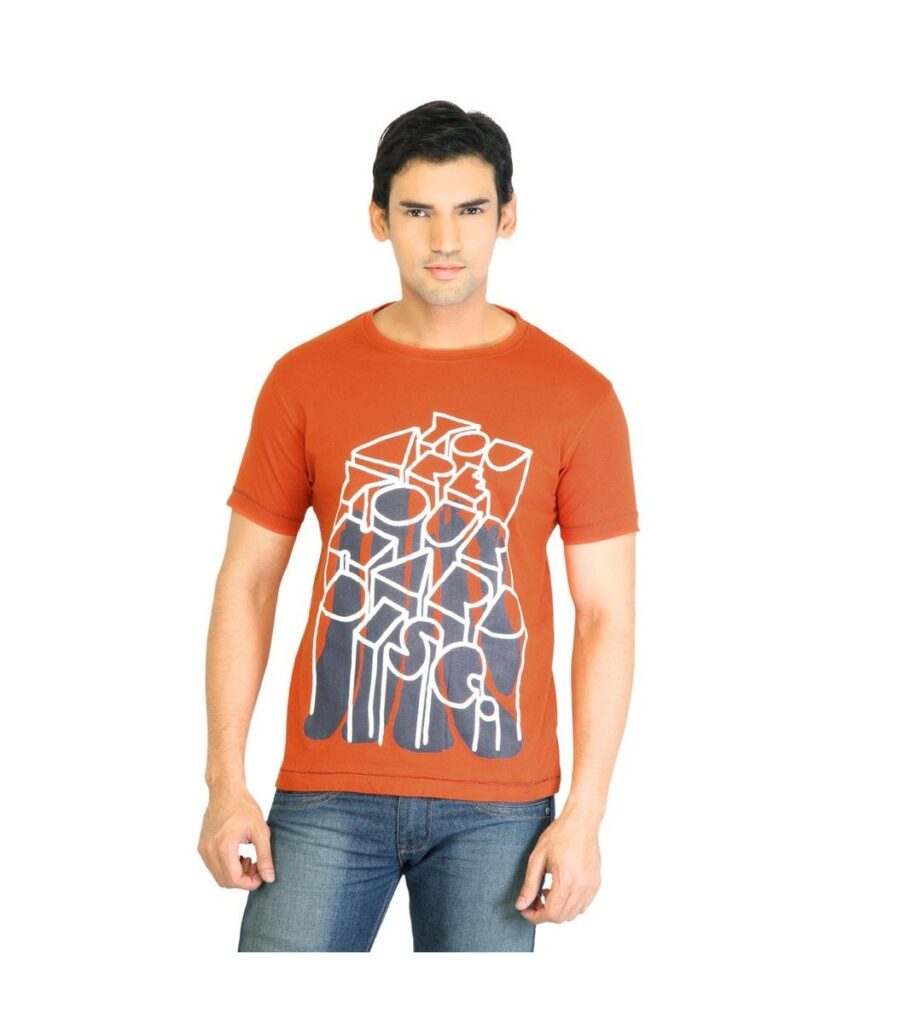 Printed Red Tshirt T-shirt