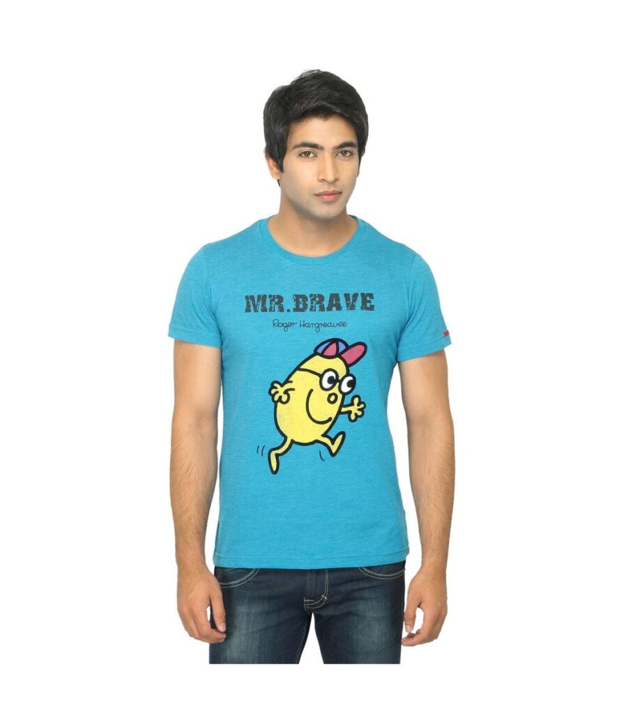 Printed Teal T-shirt