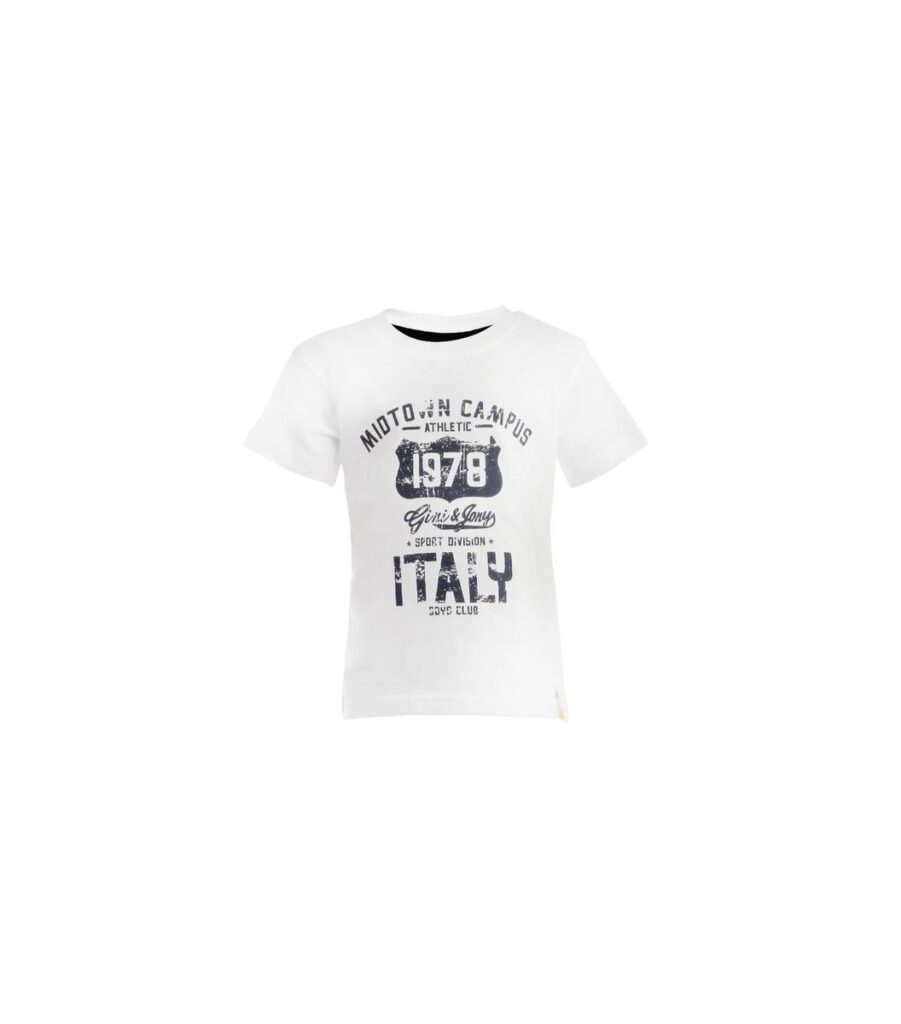 Printed White T-shirt
