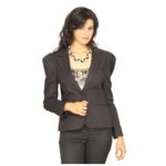 Puff Sleeve Tux Black Jacket