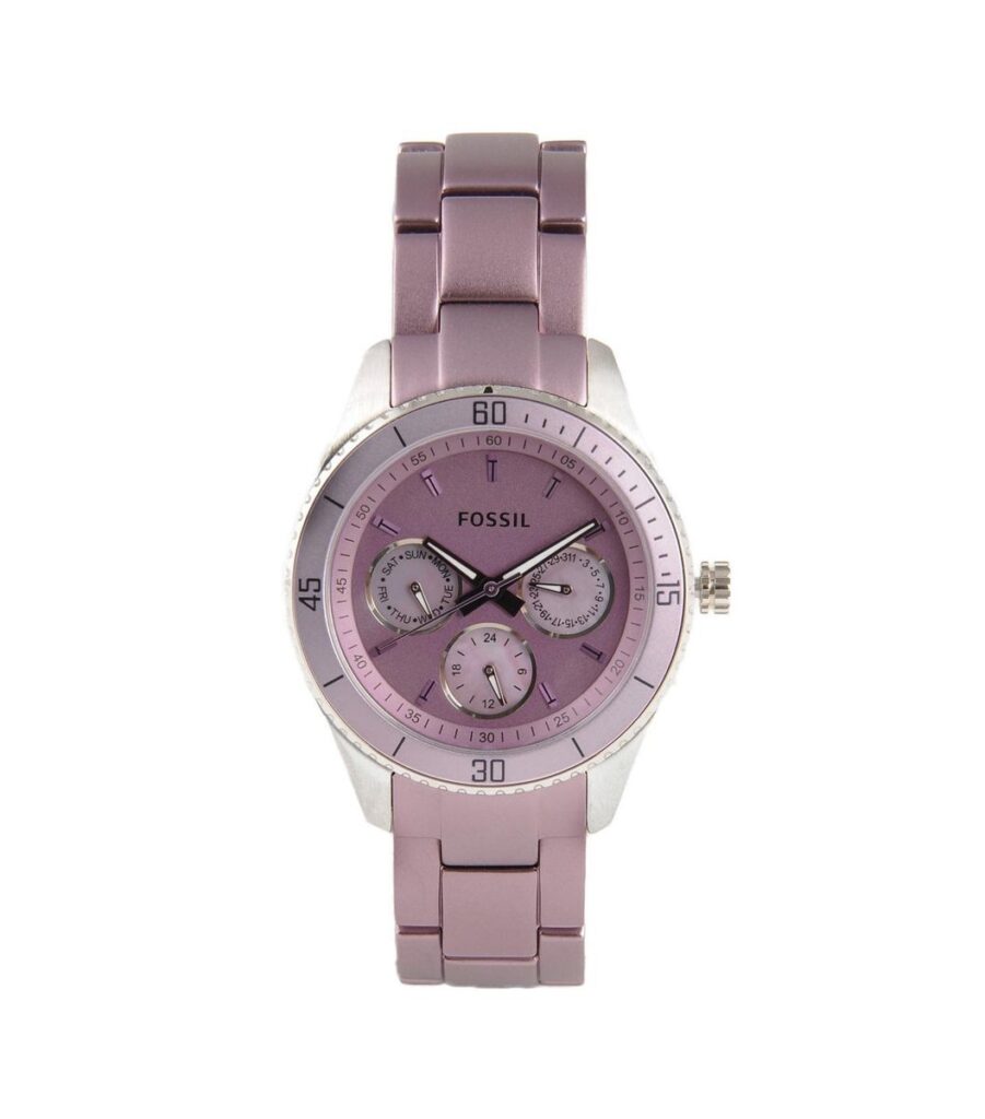 Purple Dial Chronograph Watch
