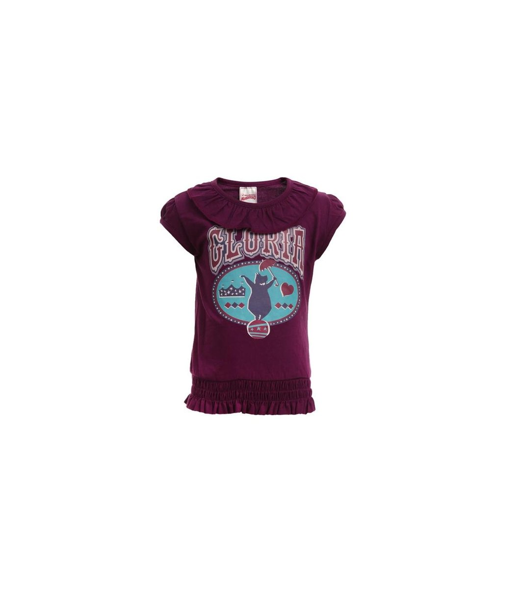 purple-printed-t-shirt Purple Printed T-shirt