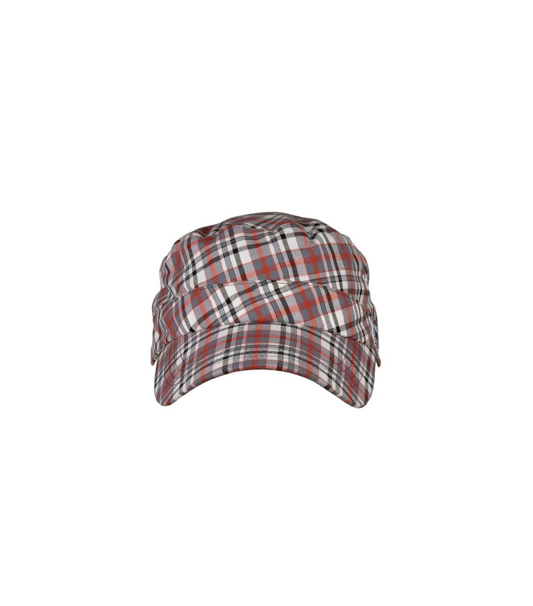 red-check-cap Red Check Cap