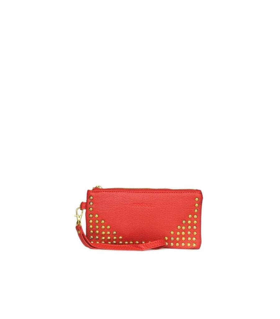 Red Coin Purse Clutch