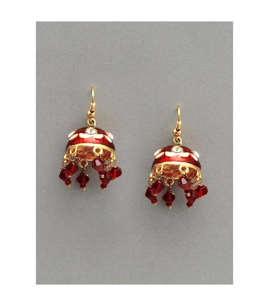 Red & Gold Earrings