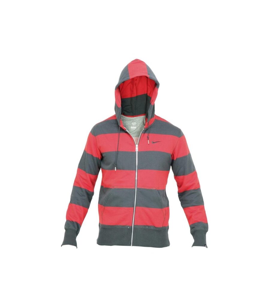 Red Striped Sweatshirt