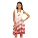 Red & White Dress