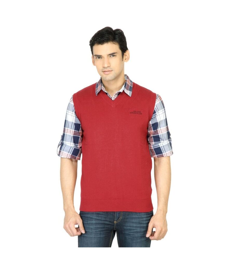 Rib Red Sweater
