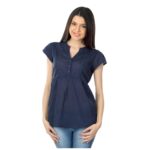 Rosa Navy Blue Top