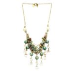 Scintillating Mesh Green Necklace