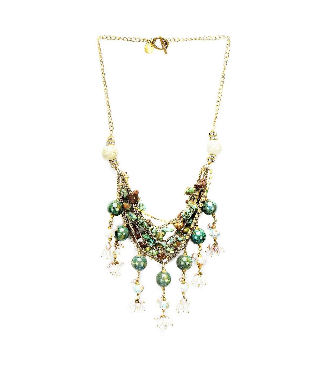 scintillating-mesh-green-necklace Scintillating Mesh Green Necklace