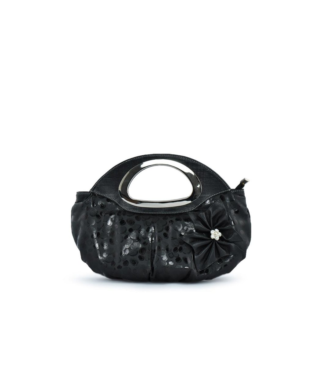 shimmer-black-handbag Shimmer Black Handbag