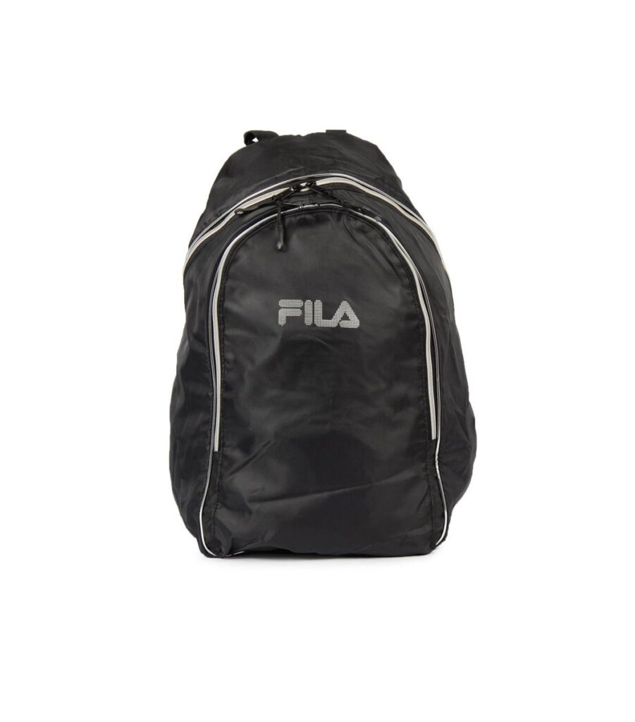 Silver Black Backpack