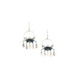 Silver & Blue Earrings