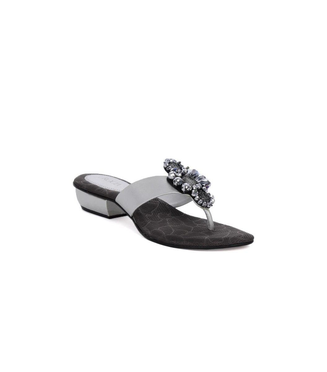 silver-casual-sandals-flats Silver Casual Sandals Flats