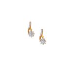Silver Earrings With Gold Plating
