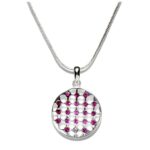 Silver Plated Pendant With Chain