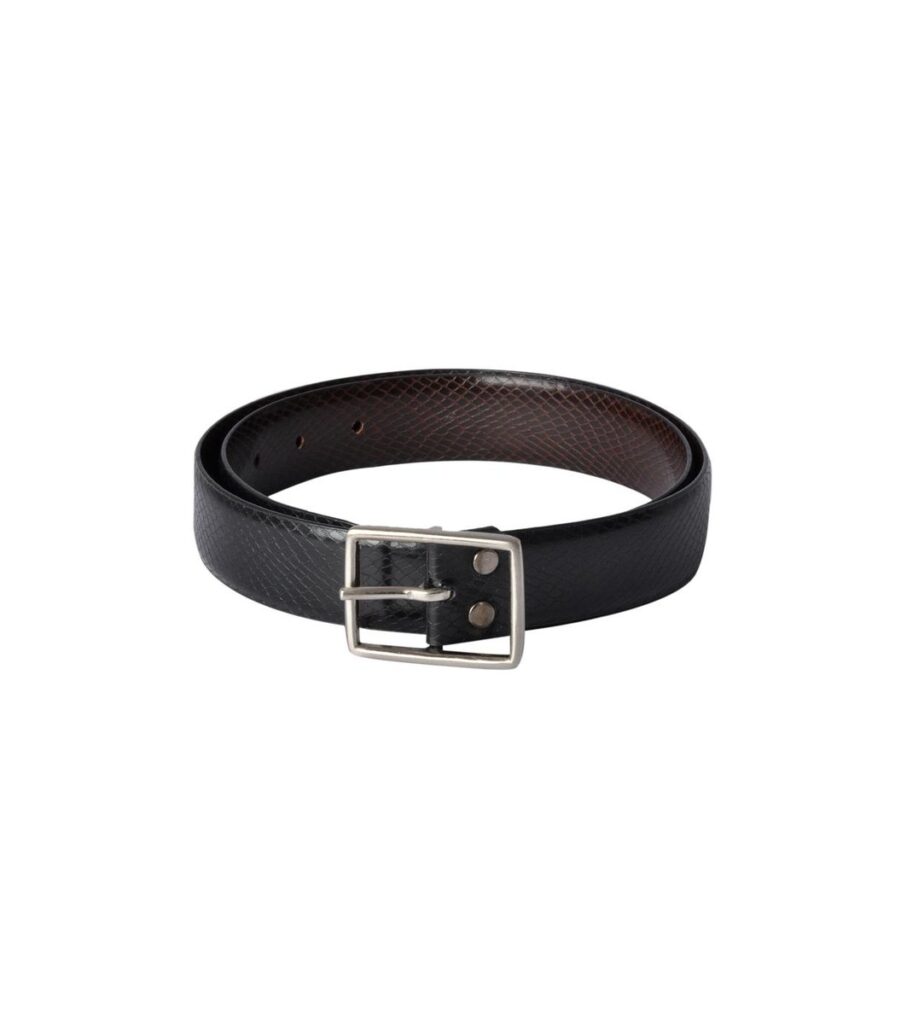 Snake Skin Look Black Belts