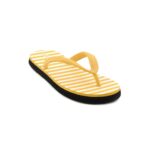 Soft Striped White Flip Flops
