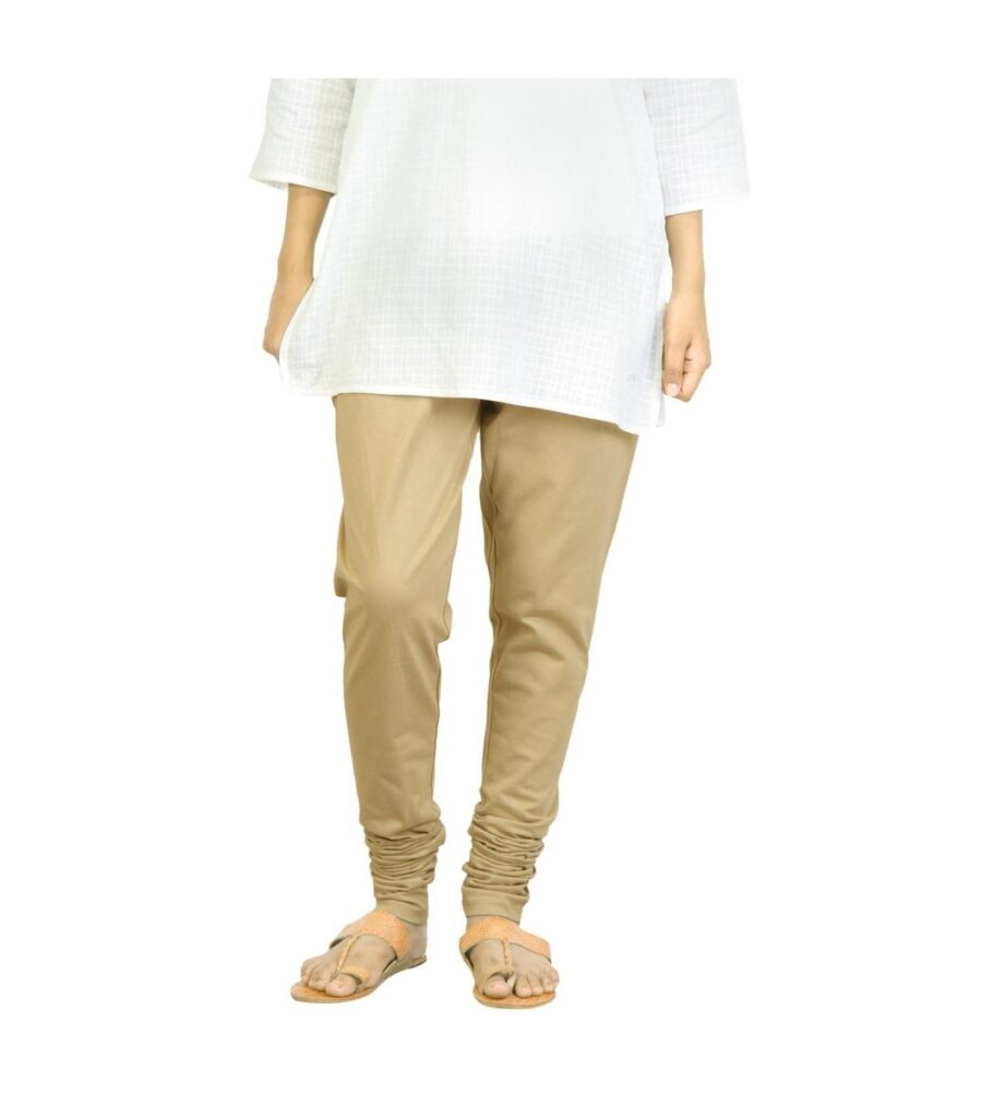 Solid Beige Leggings