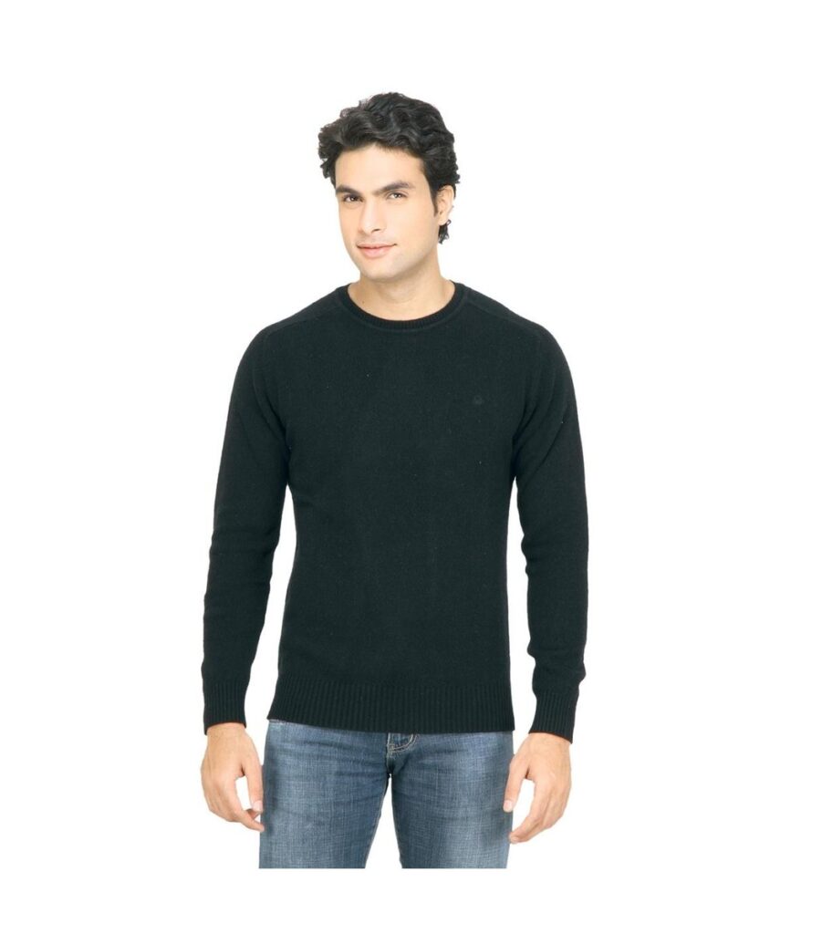Solid Black Sweater