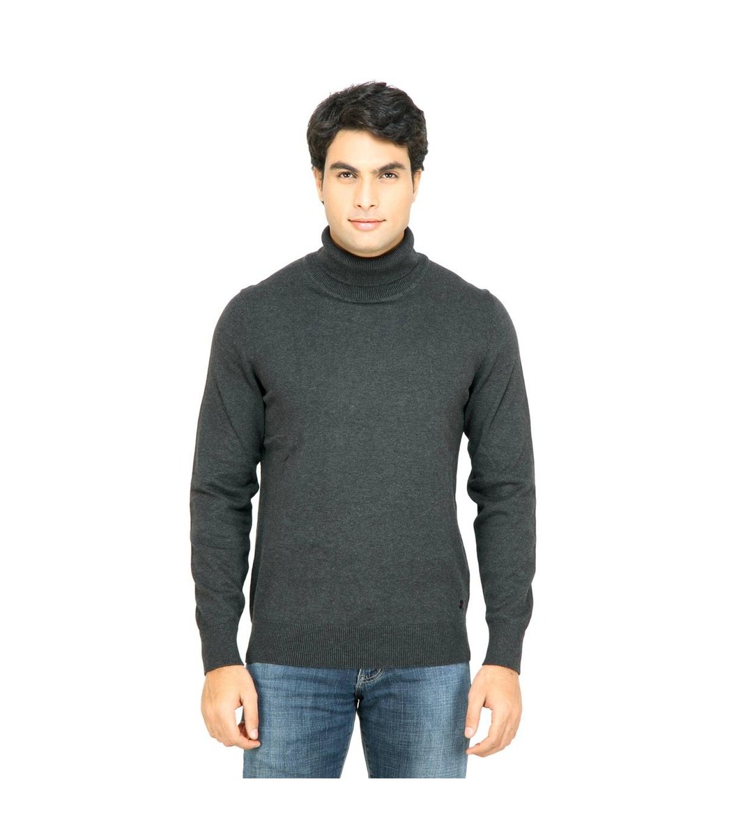 solid-charcoal-sweater Solid Charcoal Sweater