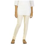 Solid Cream Leggings