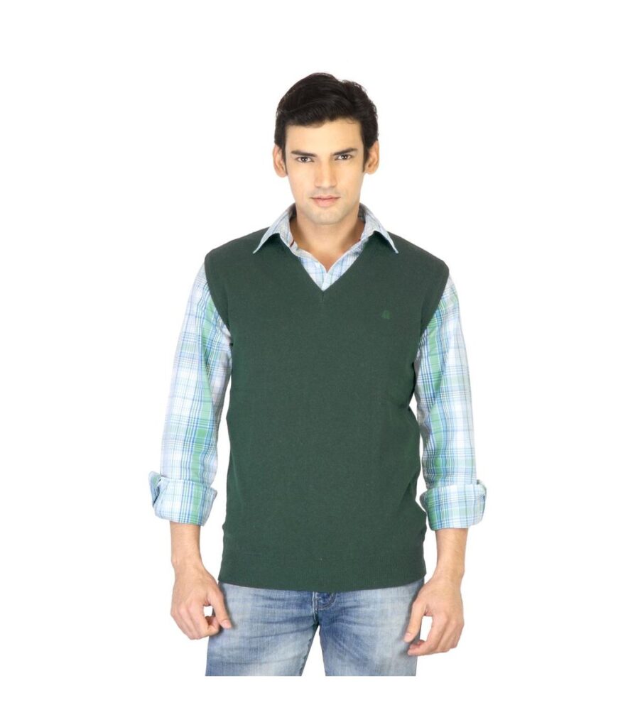 Solid Green Sweater