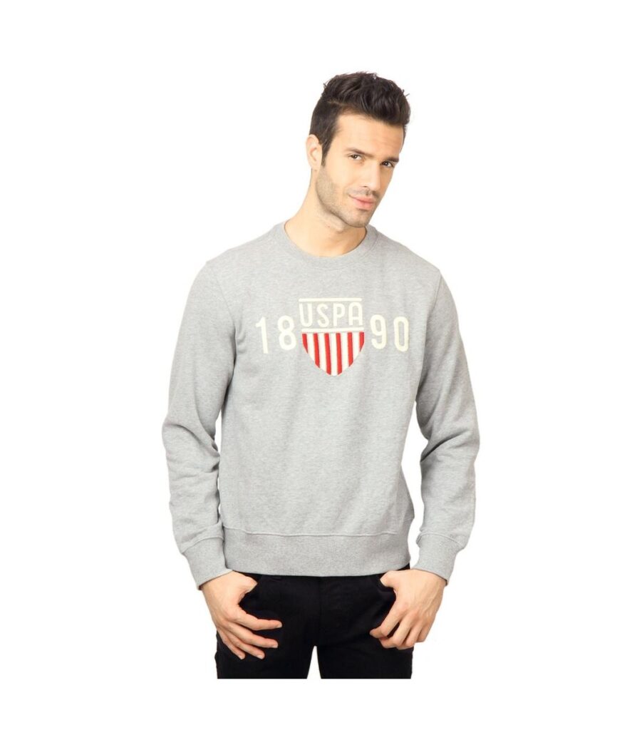 Solid Grey Sweatshirt