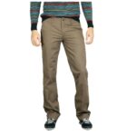 Solid Khaki Trouser