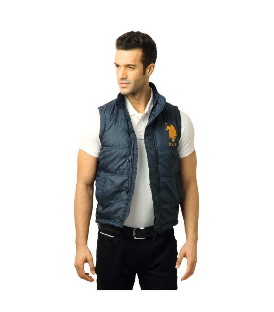 Solid Navy Blue Jacket
