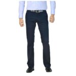 Solid Navy Blue Trouser