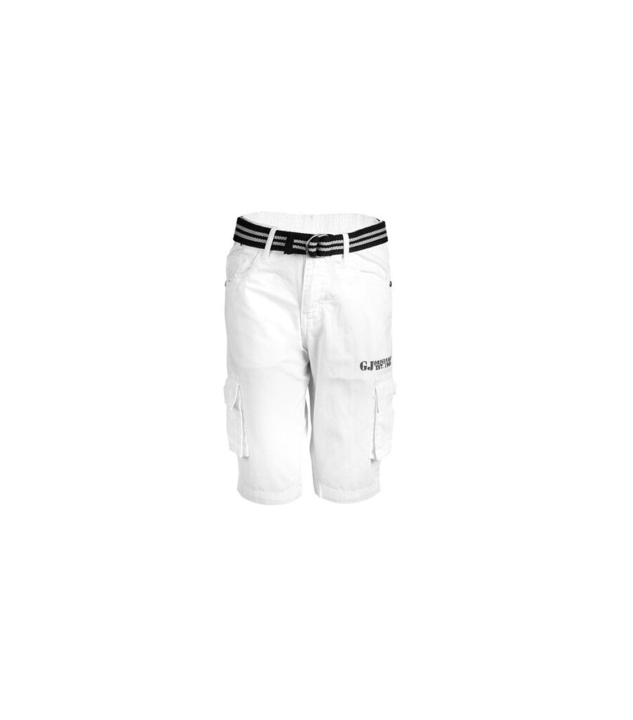 Solid White Shorts
