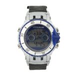 Steel Dial Digital Watch