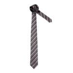 Striped Black Tie